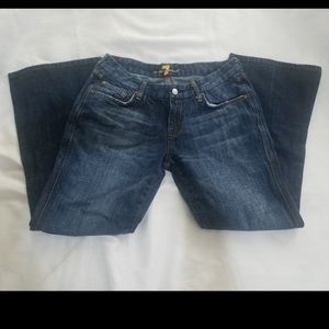 7 For All Mankind "A" pink pocket jeans Size 31